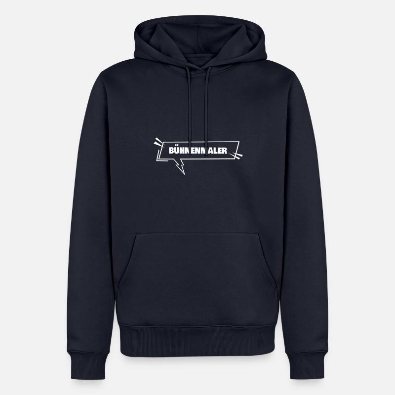 Cadeau pour peintre de scène - Sweat à capuche Premium bio Homme - bleu marine