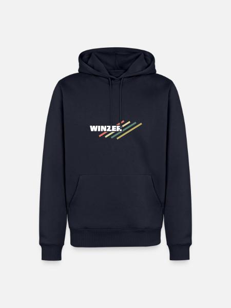 Arbeitsplatz Winzer - Männer Premium Bio Hoodie - Navy