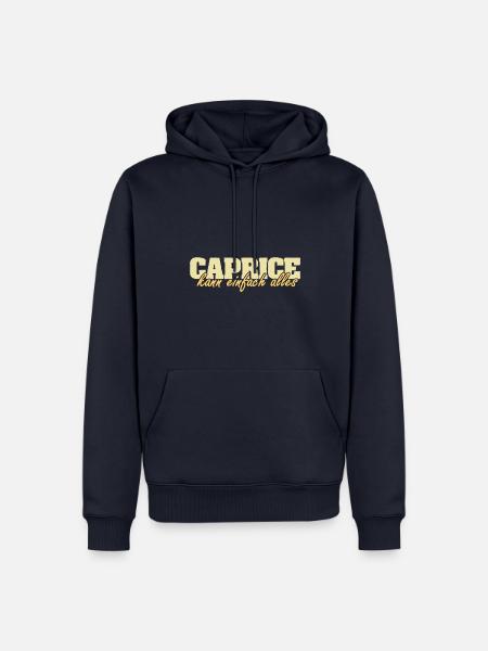 Caprice - Männer Premium Bio Hoodie - Navy