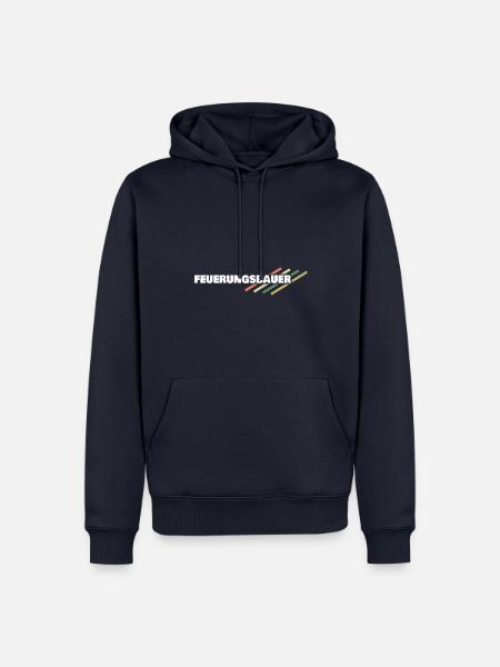 Feuerungsbauer als Arbeitsplatz - Männer Premium Bio Hoodie - Navy