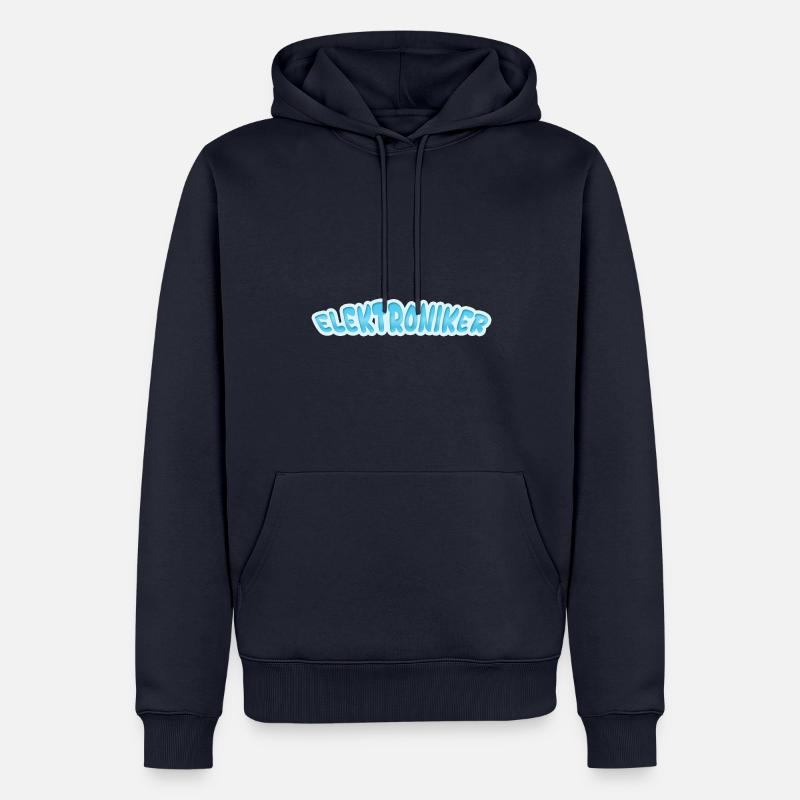 Electronics technician as electronics technician - Men’s Premium Organic Hoodie - navy