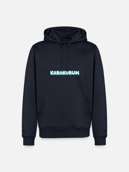 Karakorum als Trekking - Männer Premium Bio Hoodie - Navy