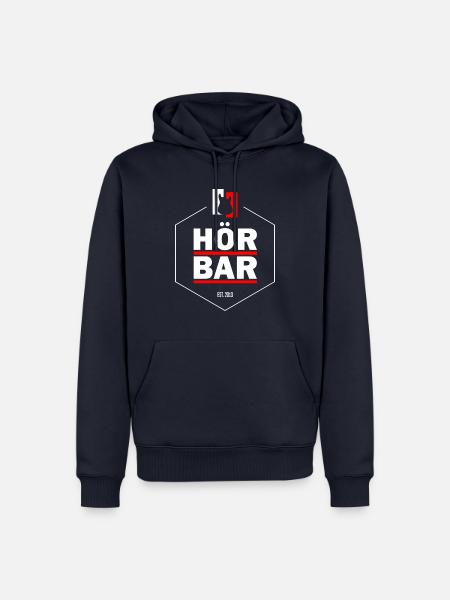 Hörbar CAP - Männer Premium Bio Hoodie - Navy