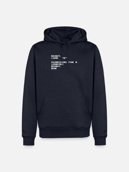 C64 Loading Screen Retro Vintage - Männer Premium Bio Hoodie - Navy