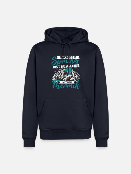 Drachenfliegen Hängegleiter - Männer Premium Bio Hoodie - Navy