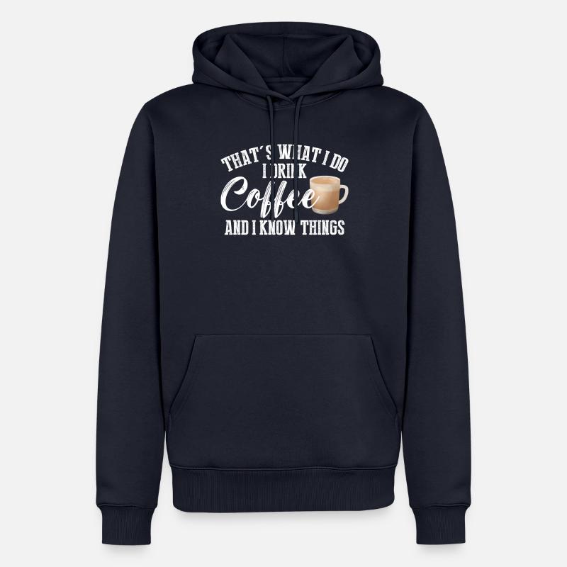 C’est ce que je fais - Sweat à capuche Premium bio Homme - bleu marine