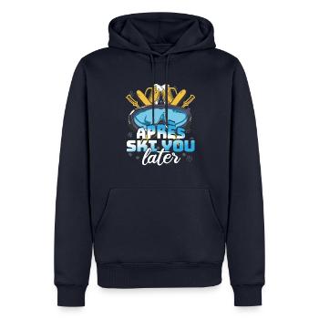 Après Ski You Later - Männer Premium Bio Hoodie - Navy - Vorne - Nico (187cm)