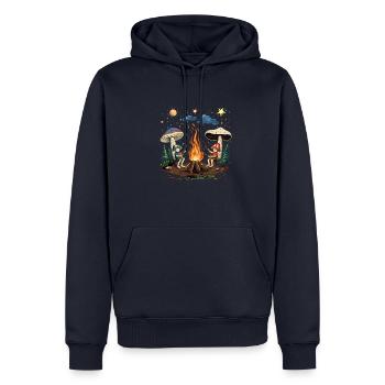 Hippie Magic Mushrooms Psilocybin Psychedelic Trip - Männer Premium Bio Hoodie - Navy - Vorne - Nico (187cm)