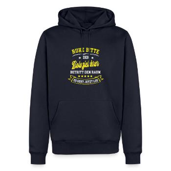 Biologen Lehrer der Biologie Biologielehrer Bio - Männer Premium Bio Hoodie - Navy - Vorne - Nico (187cm)