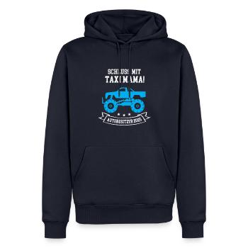 Autobesitzer 2025 Führerschein Bestanden Autofan - Männer Premium Bio Hoodie - Navy - Vorne - Nico (187cm)