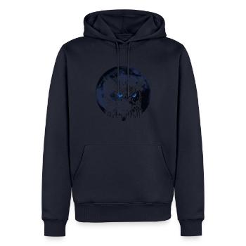 Wald Wildtiere Tier Natur Wildnis Eule - Männer Premium Bio Hoodie - Navy - Vorne - Nico (187cm)