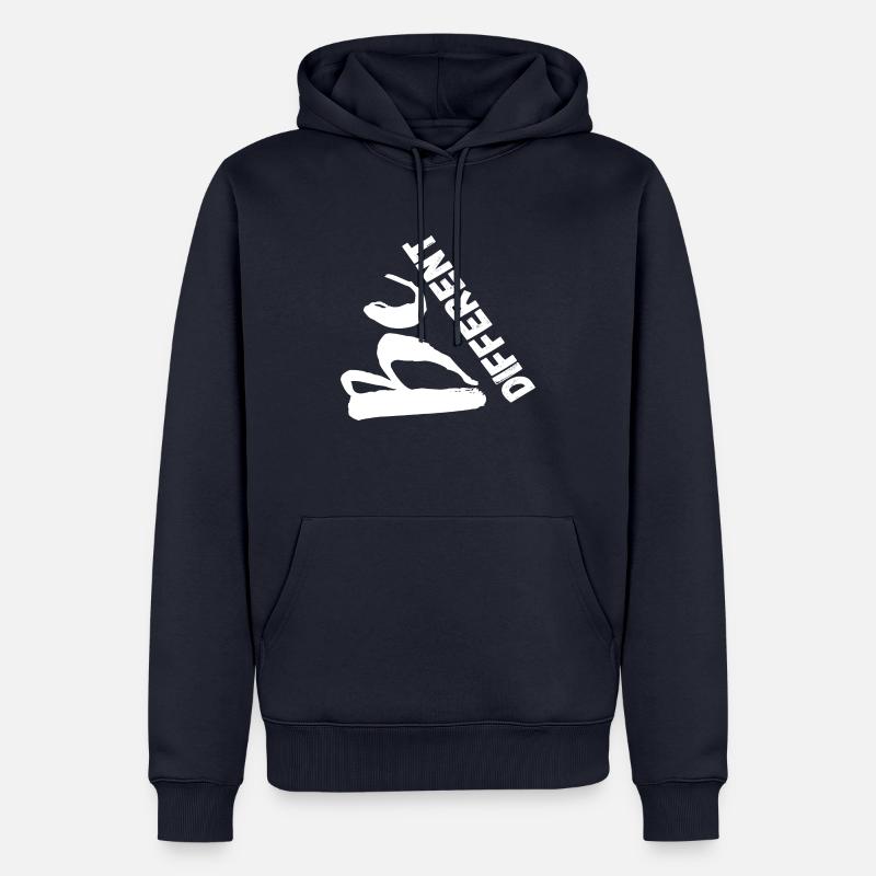 Be Different - Männer Premium Bio Hoodie - Navy