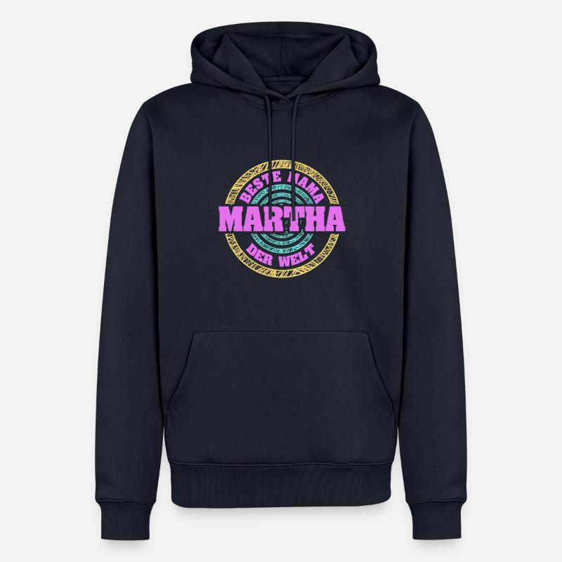 Mutter Martha - Männer Premium Bio Hoodie - Navy