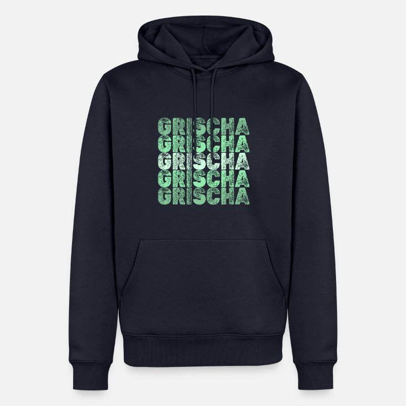Grischa Grischa - Männer Premium Bio Hoodie - Navy