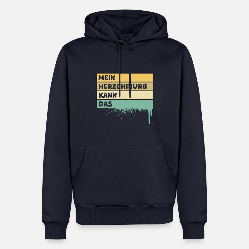 Herzchirurg - Männer Premium Bio Hoodie - Navy