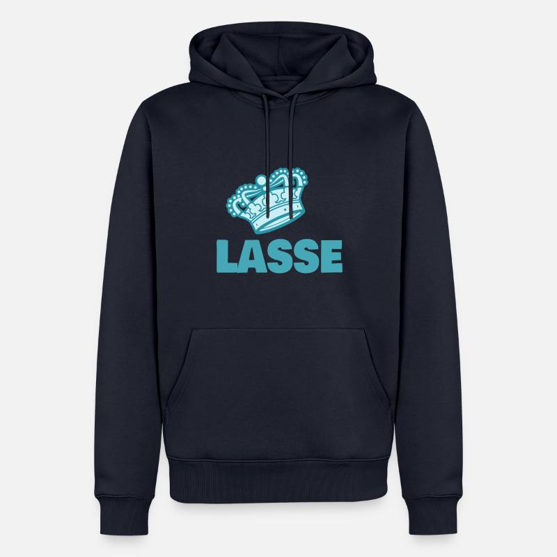 Partir - Sweat à capuche Premium bio Homme - bleu marine