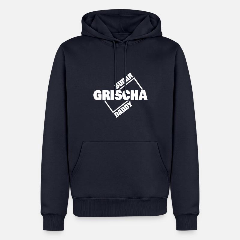 Grischa - Sweat à capuche Premium bio Homme - bleu marine