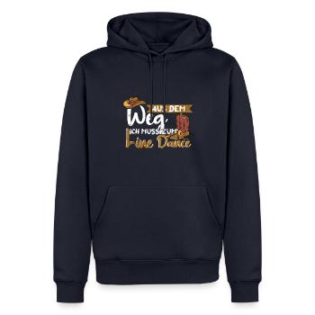 Line Dance Linedance Tanzen Aus dem Weg - Männer Premium Bio Hoodie - Navy - Vorne - Nico (187cm)