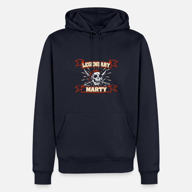 Geschenk für Marty - Männer Premium Bio Hoodie - Navy