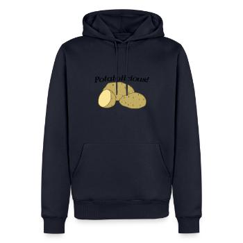Kartoffelgemüse Gesundes Essen von Kartoffeln - Männer Premium Bio Hoodie - Navy - Vorne - Nico (187cm)