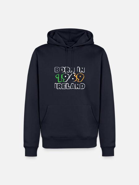 Geboren 1969 - Männer Premium Bio Hoodie - Navy