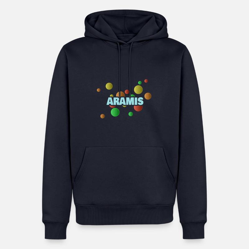 Aramis - Sweat à capuche Premium bio Homme - bleu marine