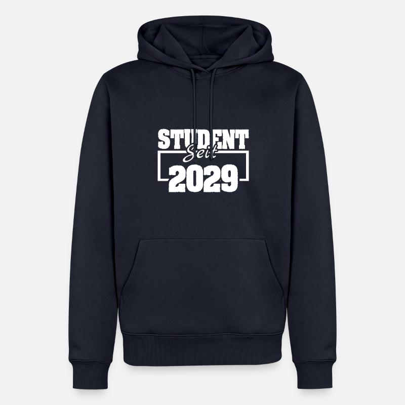depuis 2029 - Sweat à capuche Premium bio Homme - bleu marine