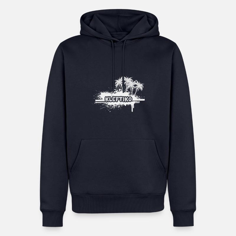 Kleftiko - Sweat à capuche Premium bio Homme - bleu marine