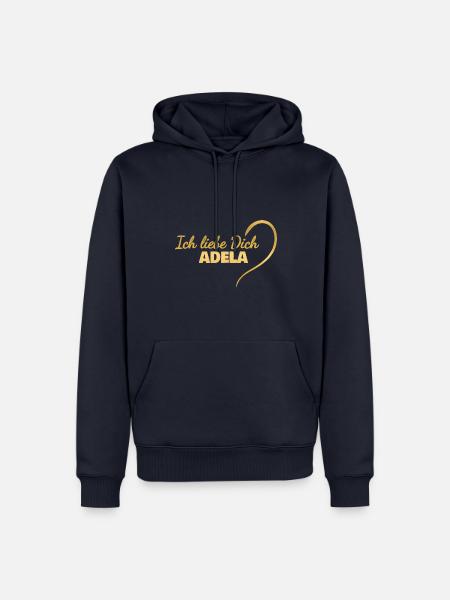 Geschenk für Adela - Männer Premium Bio Hoodie - Navy