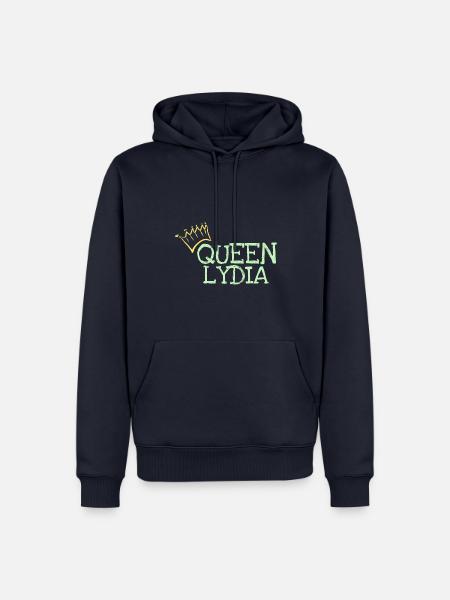 Vorname Lydia - Männer Premium Bio Hoodie - Navy
