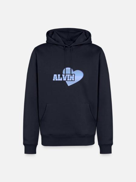 Gold Alvin - Men’s Premium Organic Hoodie - navy