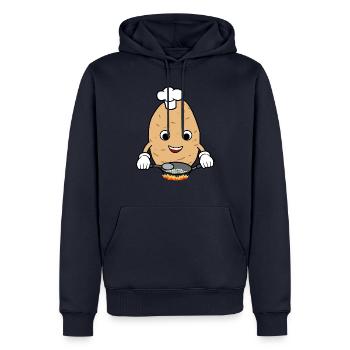 Kartoffeln kochen Lustiger Hobbykoch Kartoffel - Männer Premium Bio Hoodie - Navy - Vorne - Nico (187cm)