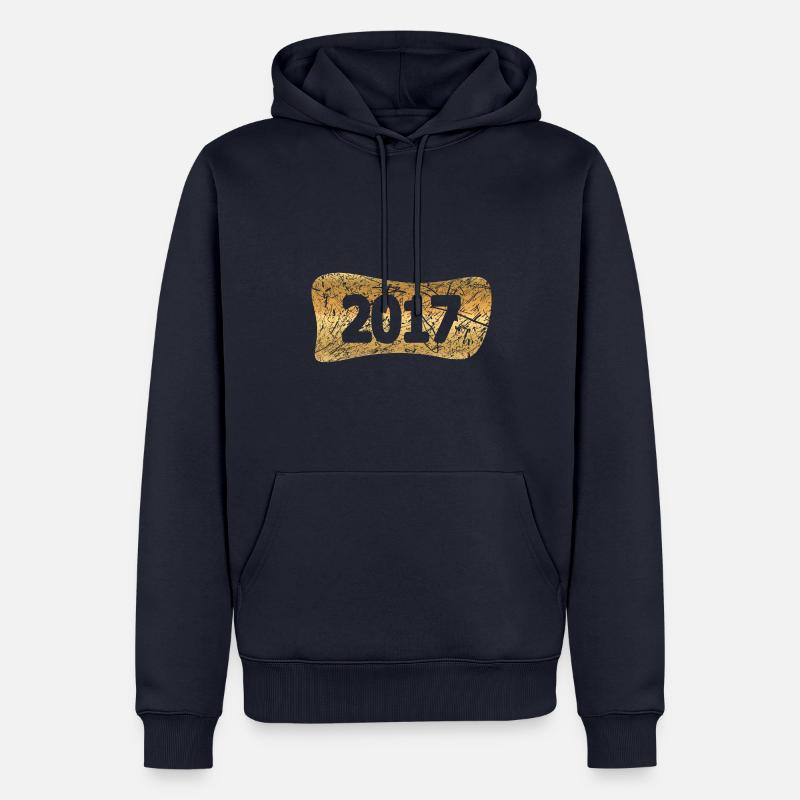 Edelmetall 2017 - Männer Premium Bio Hoodie - Navy