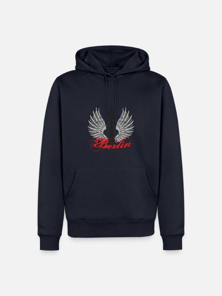 Berliner Fernsehturm - Männer Premium Bio Hoodie - Navy