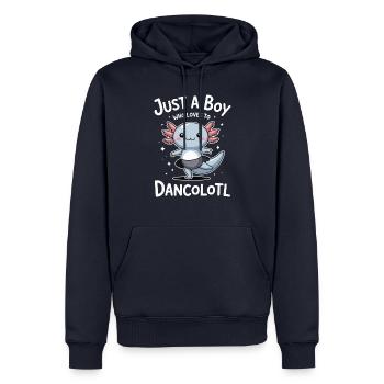 Just A boy who loves dance Ballett Tänzer Geschenk - Männer Premium Bio Hoodie - Navy - Vorne - Nico (187cm)