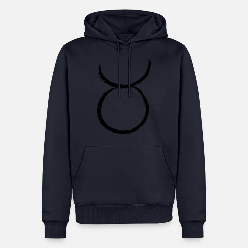 Sternzeichen Stier - Taurus - Männer Premium Bio Hoodie - Navy