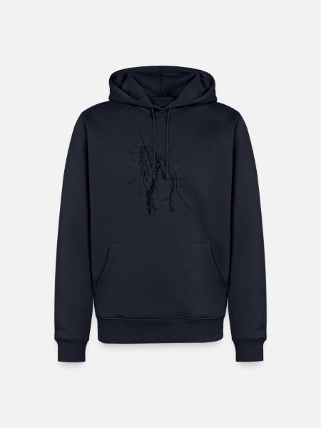 Prayer - Männer Premium Bio Hoodie - Navy