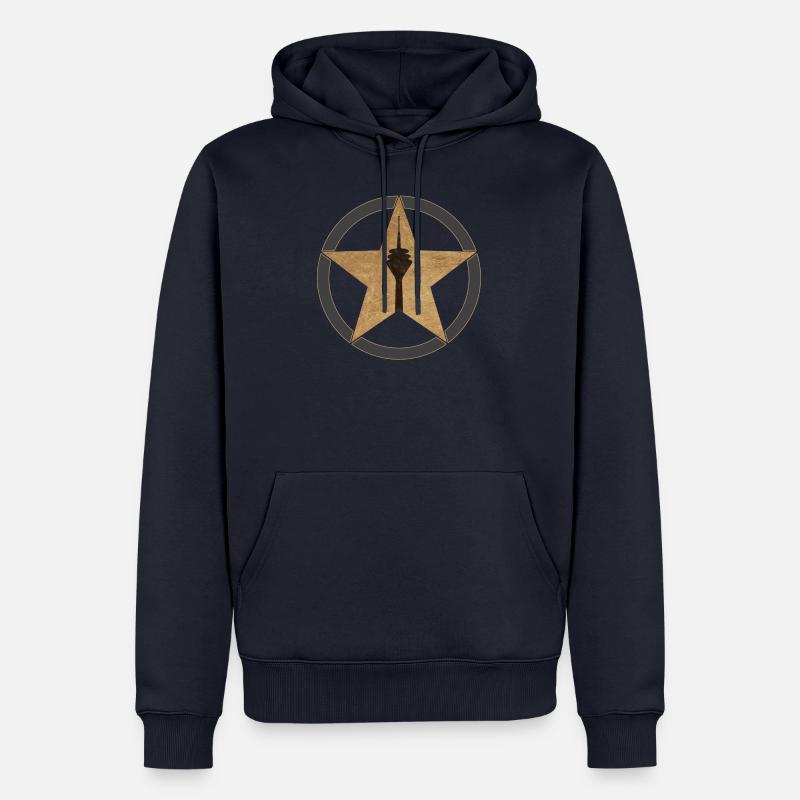 LiD - Rheinturm - Edition - Sweat à capuche Premium bio Homme - bleu marine