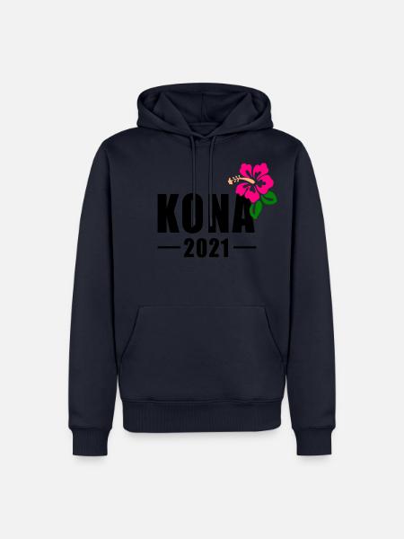 TRIATHLON KONA 2021 - Männer Premium Bio Hoodie - Navy