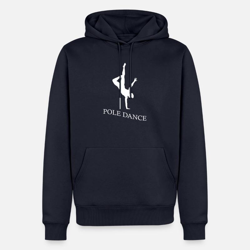 Pole Dance Männer - Männer Premium Bio Hoodie - Navy
