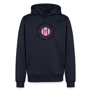 Abschluss 2020 - Männer Premium Bio Hoodie - Navy - Vorne - Nico (187cm)