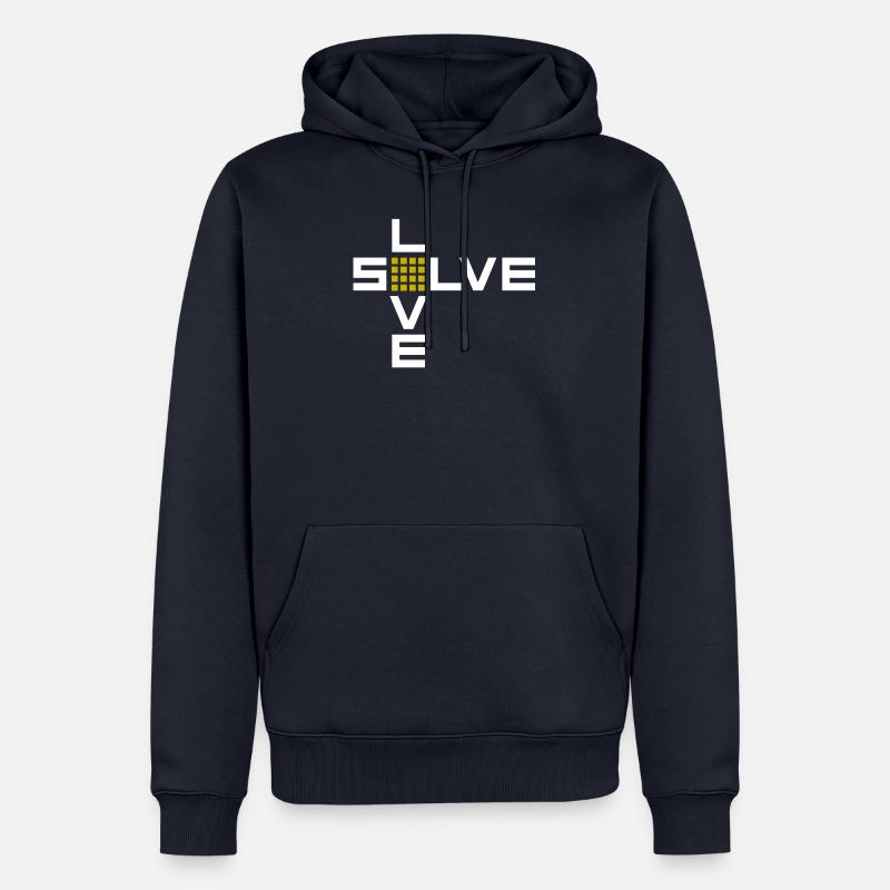 4x4 solve love. Cubing-Cube-Cuber-Speedcubing - Sweat à capuche Premium bio Homme - bleu marine