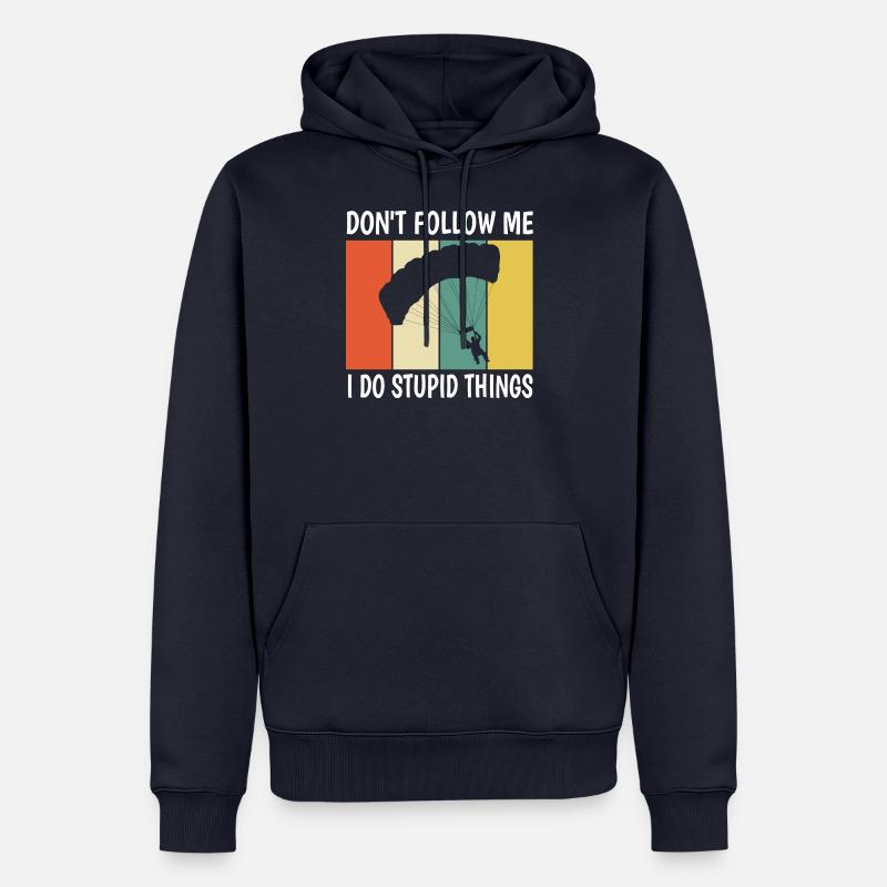 Fallschirm - Männer Premium Bio Hoodie - Navy