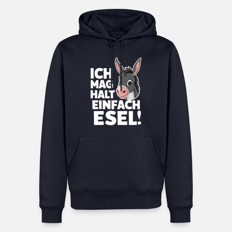 Donkey Donkey Mule Muli - Men’s Premium Organic Hoodie - navy