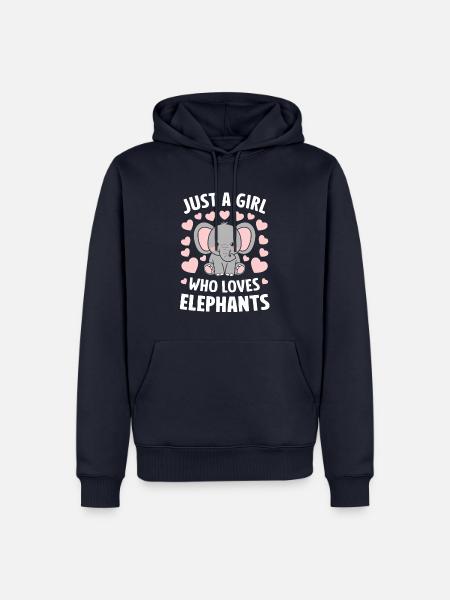 Elephant Animal Elephants Zoo - Men’s Premium Organic Hoodie - navy
