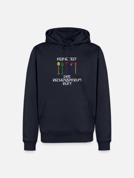keine Zeit das Rechenzentrum ruft Gartenoutfit - Männer Premium Bio Hoodie - Navy