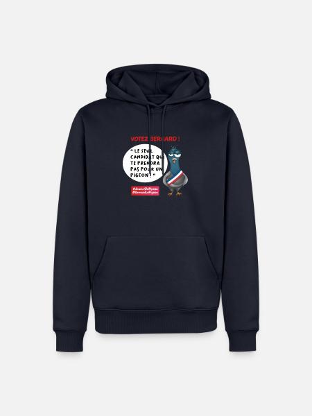 Bernard Le Pigeon, Präsident! - Männer Premium Bio Hoodie - Navy