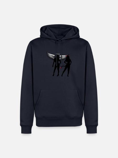 Angel Devil Girls - Men’s Premium Organic Hoodie - navy