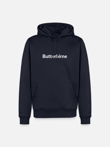Butterbirne - Männer Premium Bio Hoodie - Navy