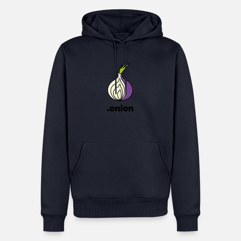 Oignon Oignon www.vincebee.de - Sweat à capuche Premium bio Homme - bleu marine